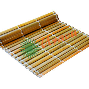 Handwoven bamboo blinds