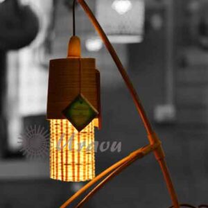 Bamboo lampshade