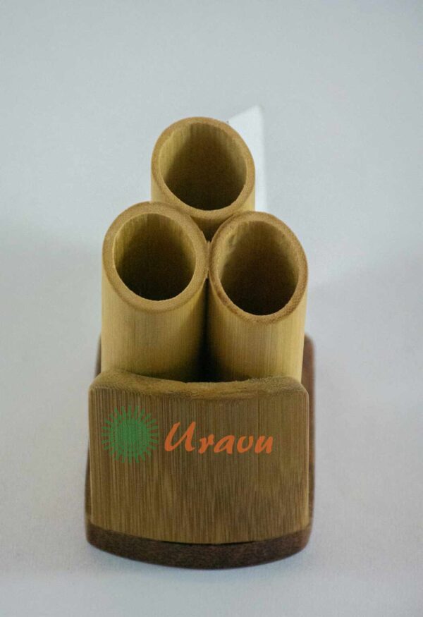 Bamboo Pen Pencil Holder